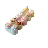 Mini soft contact lens kit retractable W-CT45草莓兔花