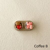 Мини-набор для мягких контактных линз выдвижной W-CT44咖色米色熊