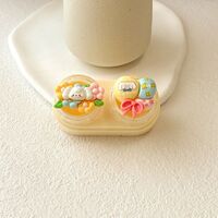 Mini soft contact lens kit retractable W-CT22爱心花狗
