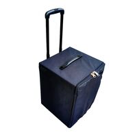 Передвижной бокс (ящик, чемодан, кейс, кофр, органайзер, витрина) на колёсах для оправ и очков на 80 мест JS-C230512