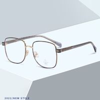 Оправа металлическая с линзами Blue Ray Cut MAMO 52050