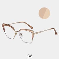 TR90 plastic frame or glasses with blue light protection, with spring hinges FA87318