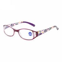 Plastic reading glasses 8036 with Blue ray cut protection and case, diopters from +1.00 to +4.00, RMC=62-64