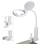 Tabletop magnifying glass with backlight TJ108C-XX, magnification: 2,3X, 6X