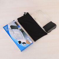 Лупа портативная карманная с подсветкой 3000, размер: 93*57 мм, увеличение: 2X