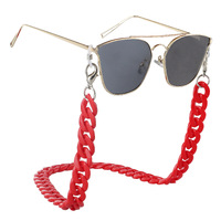 Акриловая нескользящая цепочка, толстая вогнутая, для очков и масок GL288-1