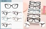 Plastic acetate frame for women, with spring hinges Big City MG6834A