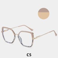 Оправа для очков комбинированная (металл + TR90) с защитой от синего света, с флексом FA87186