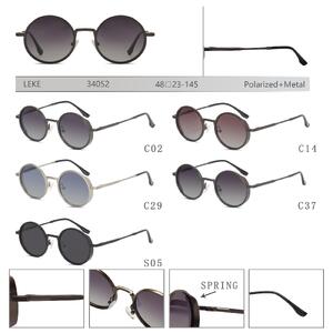 Polarized metal sunglasses for women Leke LK34052