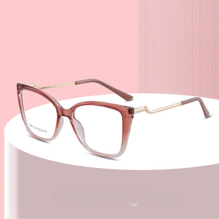 TR90 plastic frame or glasses with blue light protection, with spring hinges FA87132