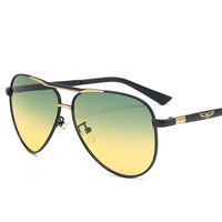 Очки металлические фотохромные с защитой от синего света 2870-GT