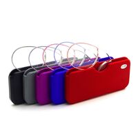 Plastic reading pince-nez glasses with case 6021, diopters from +1.00 to +3.00, RMC=62-64