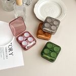 Mini soft contact lens kit with 2 containers JH301透明2副装