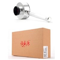 Клиновидная призма (призма Рисли) с красным фильтром Мэддокса FSK-JCJ портативная с металлической ручкой и в алюминиевой кейсе