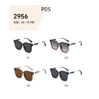 Polarized metal + TR90 sunglasses P05KY 2956