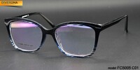 Plastic frames for glasses TR-90 + CA material (flex hinges) FOCUS FCS005