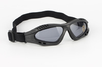 Черные очки с защитой от ветра и песка с двойными линзами 20320