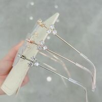 Оправа металлическая безободковая с защитой от синего света MAMO GN0803