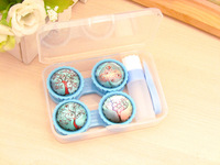 Mini set with contact lens cases ZZ001Tree, 2pcs