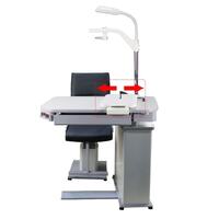 Ophthalmologist workstation, combined table + chair CS-560A, tabletop 980*490 mm