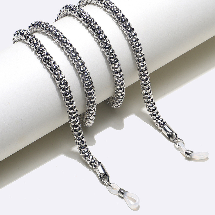 Metal non-slip chain in the shape of corn, for glasses and masks GL898