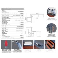 Ophthalmologist workstation, combined table + chair YDL-930, tabletop 870*400 mm