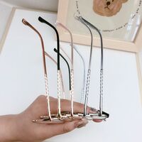 Оправа металлическая с линзами Blue Ray Cut MAMO F93006