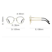 Metal Blue Blocker frames for glasses MORE 3092