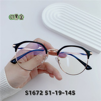 Hybrid frame, metal + TR90, with Blue Block protection SANTA S1672