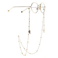 Металлическая нескользящая цепочка, с подвеской в виде крыльев, для очков и масок GL1021-2