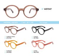 Plastic acetate eyeglasses frame for women WD1547