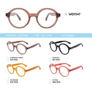 Plastic acetate eyeglasses frame for women WD1547