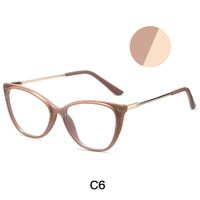 TR90 plastic frame or glasses with blue light protection, with spring hinges FA87008