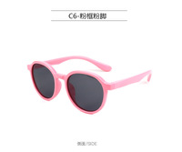 Polarized silicone sunglasses with UV400 protection for kids T11036
