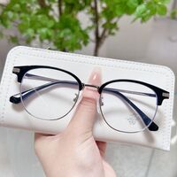 Оправа полуободковая комбинированная (металл + TR90) с линзами Blue Ray Cut MAMO H17017