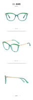 Plastic frames for glasses TR90+CA material (flex hinges) FOCUS FCS2036