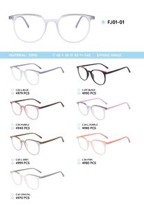 TR90 plastic eyeglasses frame FJ01-01