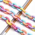 Разноцветная толстая акриловая цепочка для очков GB061