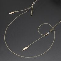 Metal non-slip chain, with sheet, for glasses and masks GL352