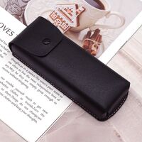 Belt eyeglasses case with button YB-3007