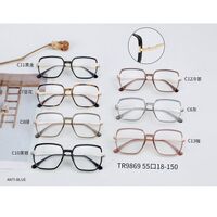 Combined frame (metal + TR90) with Blue Ray Cut protection lenses MAMO TR9869