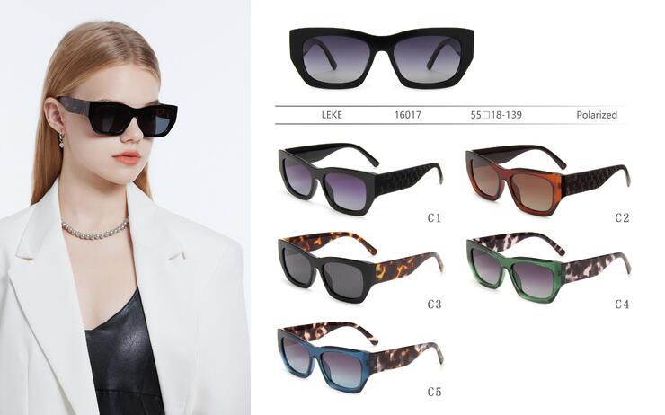 Polarized plastic sunglasses Leke LK16017