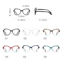 Plastic TR90 frames for glasses with Blue Ray Cut protection and flex hinges FOCUS FCS2137