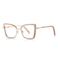 Metal + TR90 plastic Blue Blocker glasses frame for women with UV and blue light protection lenses More FCS3155