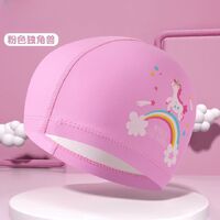Polyvinylchloride waterproof swimming cap for kids 儿童PU帽-YU