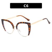 Очки пластиковые полуободковые женские с защитой от синего света 68155-PN