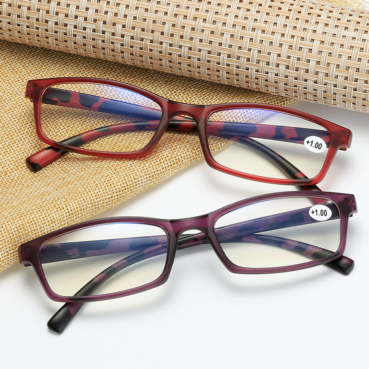 Plastic eyeglasses for reading KY021 Blue ray cut, diopters from +1.00 to +4.00, PD62-64