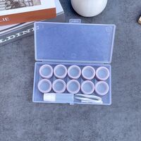 Мини-набор для мягких контактных линз + 5 контейнеров для хранения J1-6多副磨砂套装