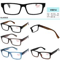 Ready-made plastic frame glasses Vizzini V8014, lens white, diopters from +1,00 to +4.00 (step 0.25)