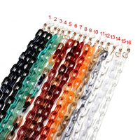 Acrylic eyeglass chain - assorted colors for choice GB068 